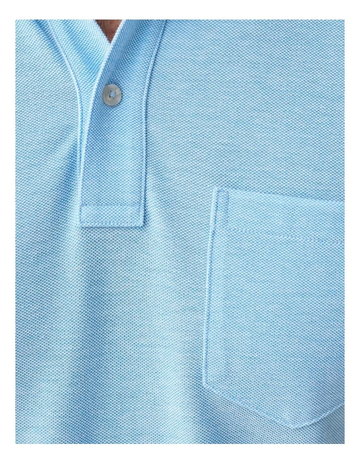 Oxford Pocket Polo Bright Blue image 6