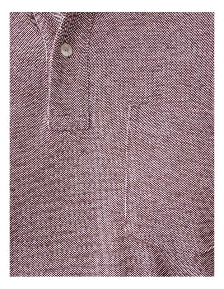 Oxford Pocket Polo Burgundy image 6