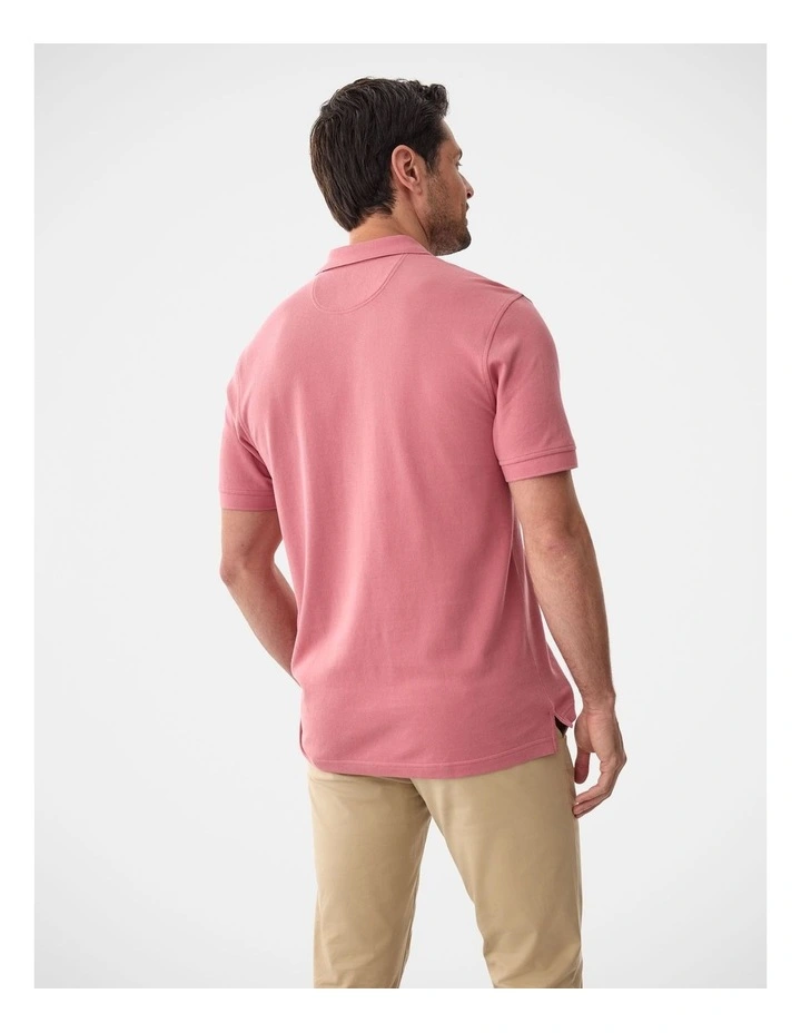 Classic Pique Polo Berry image 2