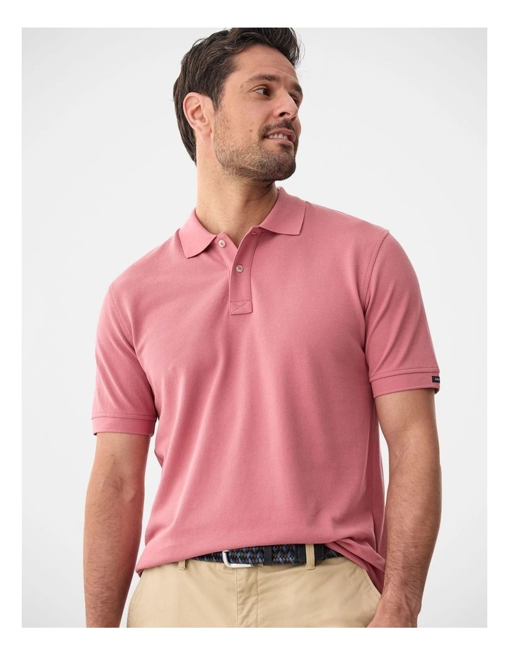 Classic Pique Polo Berry image 3