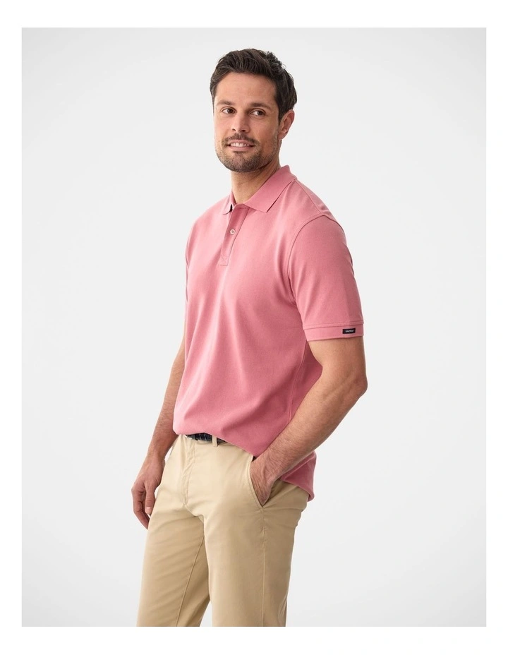 Classic Pique Polo Berry image 4