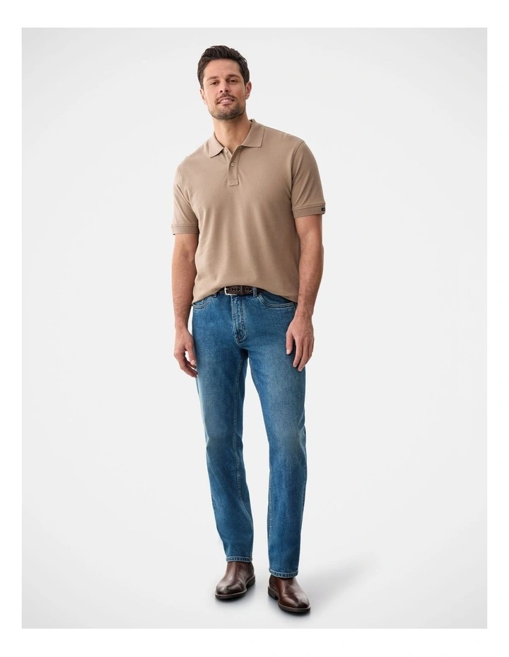 Classic Pique Polo Mocha image 5