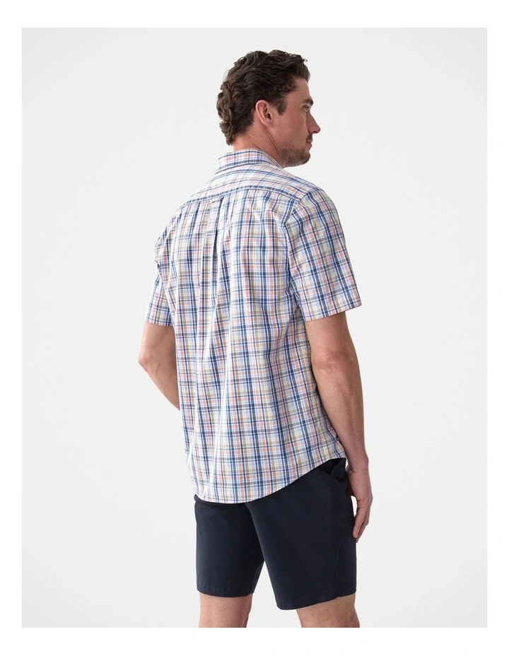 Easy Care Multi Check Short Sleeve Shirt Multi Check image 2