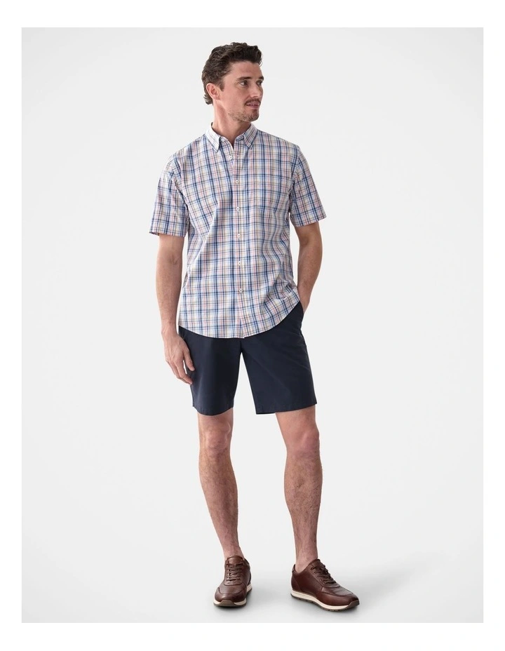 Easy Care Multi Check Short Sleeve Shirt Multi Check image 5