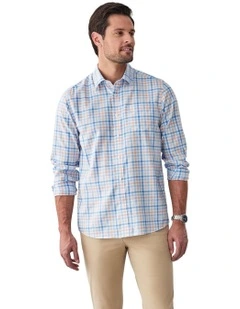 Easy Care Long Sleeve Shirt in Multi Check