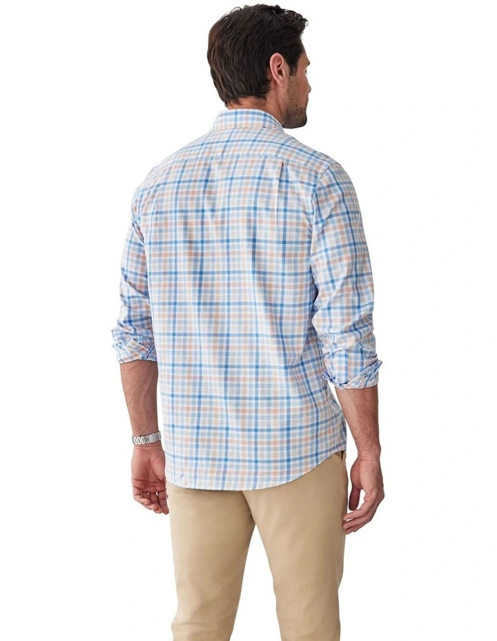 Easy Care Long Sleeve Shirt in Multi Check image 2