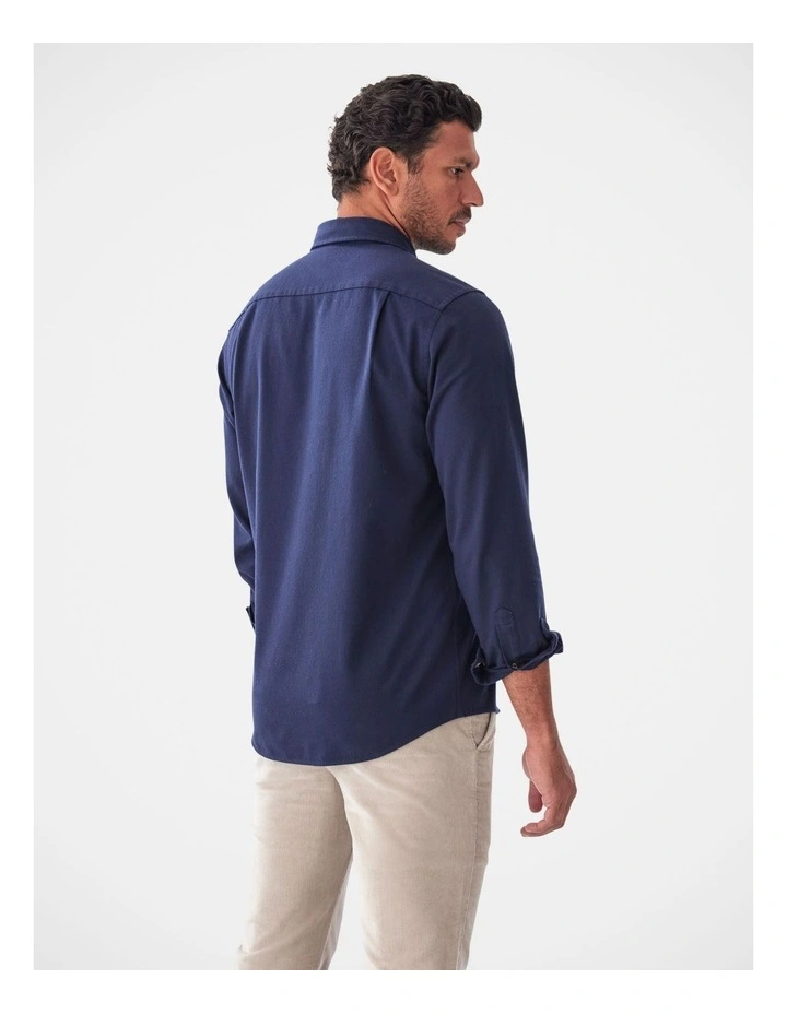 Casual Bedford Long Sleeve Shirt Midnight image 2