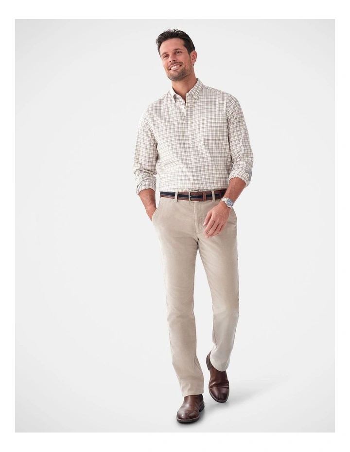Easy Care Oxford Check Long Sleeve Shirt in Multi Check image 5