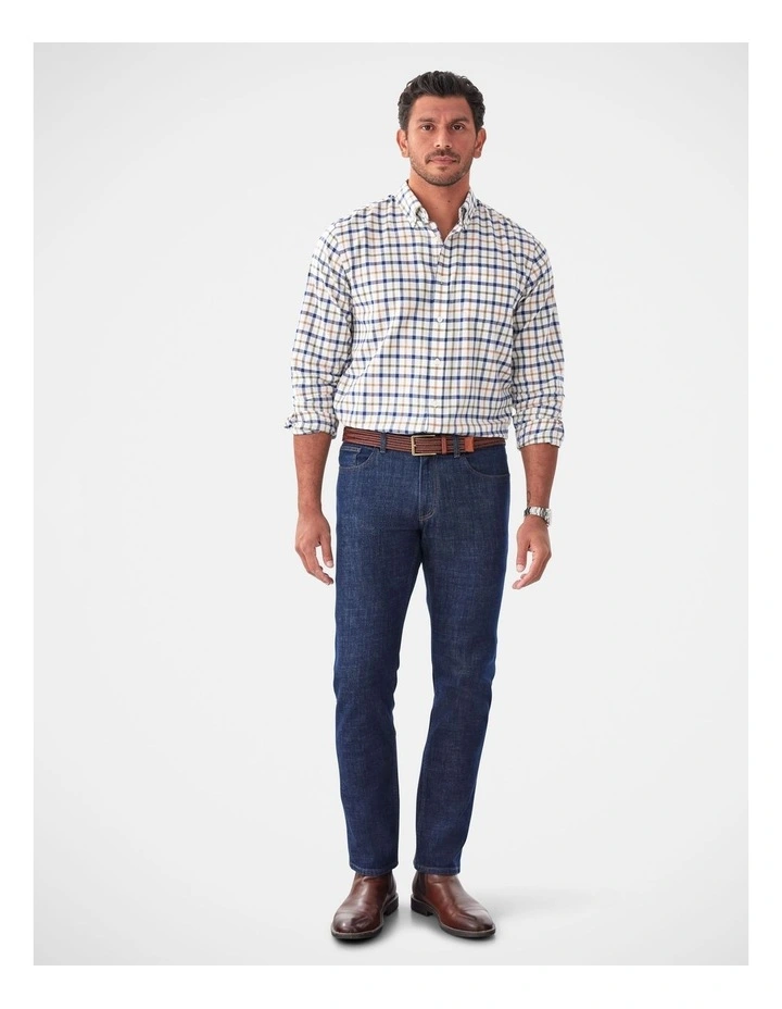 Brushed Twill Check Long Sleeve Shirt Multi Check image 5