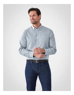 Easy Care Multi Check Long Sleeve Shirt Multi Check