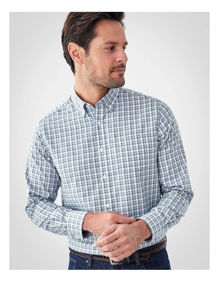 Easy Care Multi Check Long Sleeve Shirt Multi Check image 3