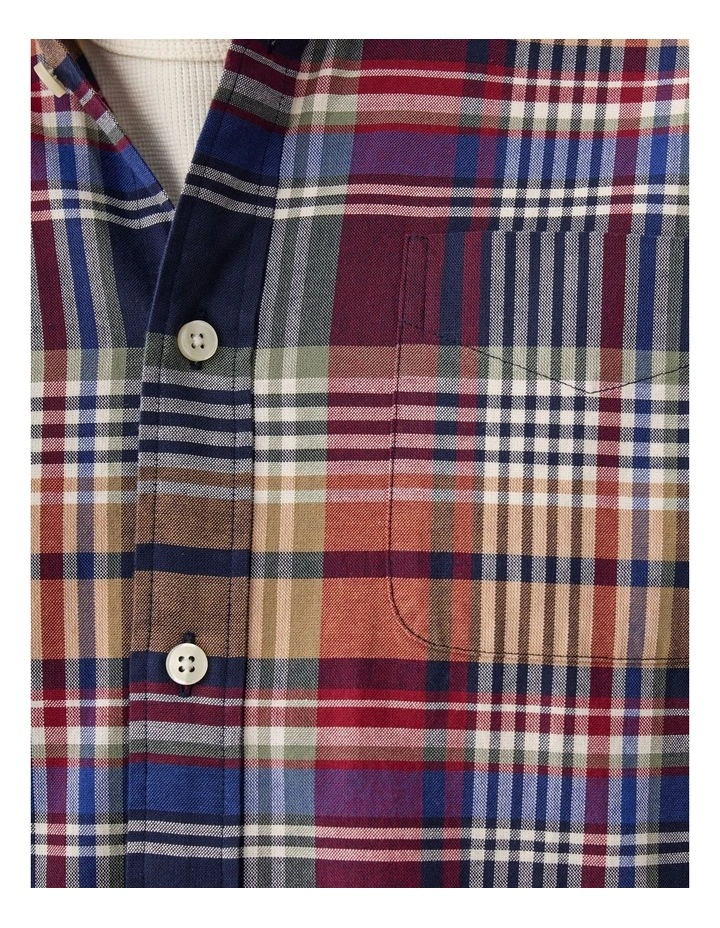 Casual Multi Check Long Sleeve Shirt Multi Check image 6