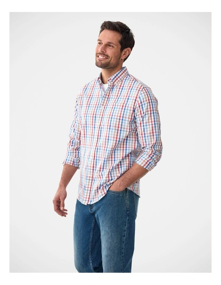 Easy Care Multi Check Long Sleeve Shirt Multi Check image 4