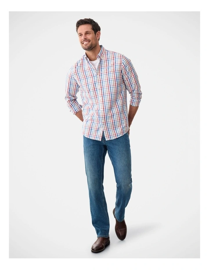 Easy Care Multi Check Long Sleeve Shirt Multi Check image 5