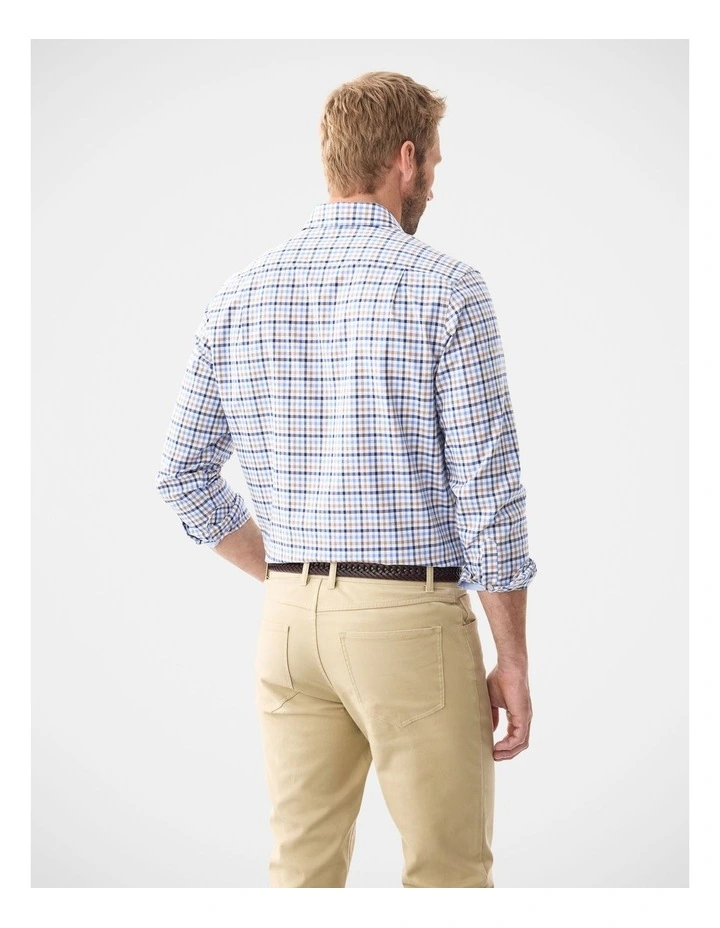 Easy Care Oxford Multi Check Long Sleeve Shirt Multi Check image 2