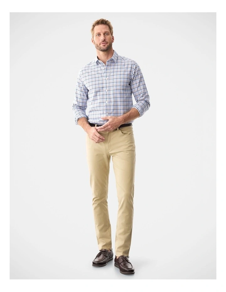 Easy Care Oxford Multi Check Long Sleeve Shirt Multi Check image 5