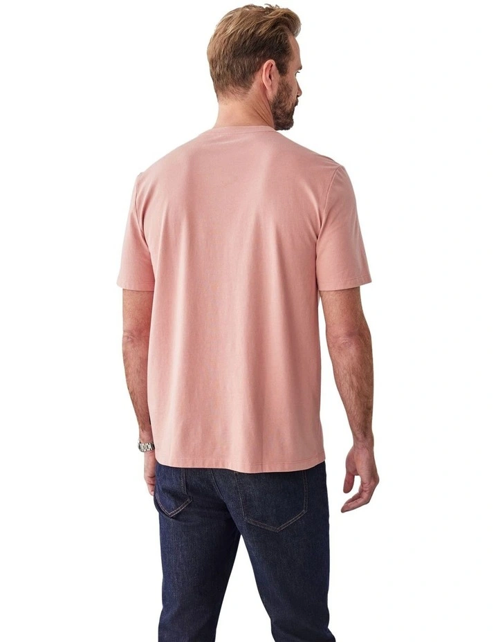 Basic Crew T-shirt in Musk image 2