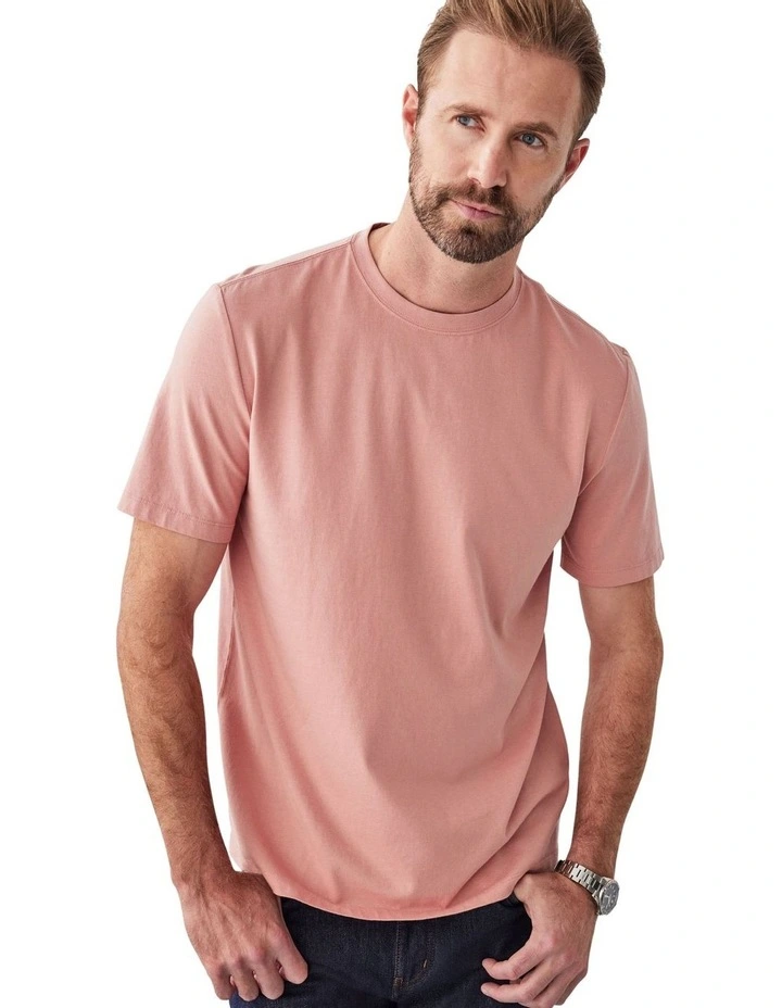 Basic Crew T-shirt in Musk image 3