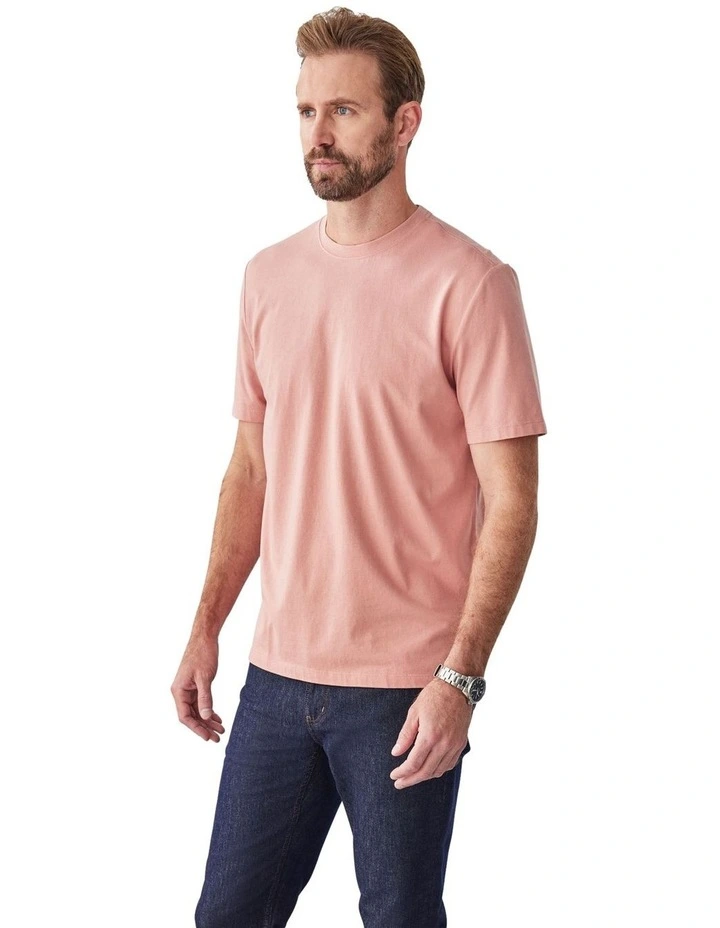 Basic Crew T-shirt in Musk image 4