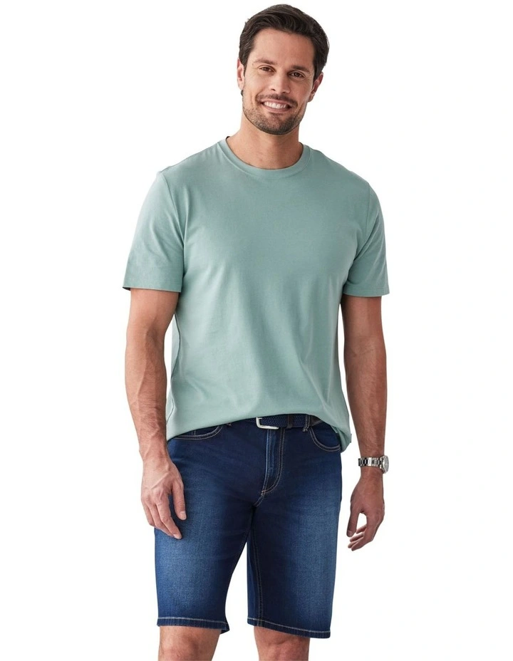 Basic Crew Tee in Sage image 1