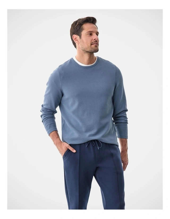 High Flex Waffle Crew Air Force Blue image 1