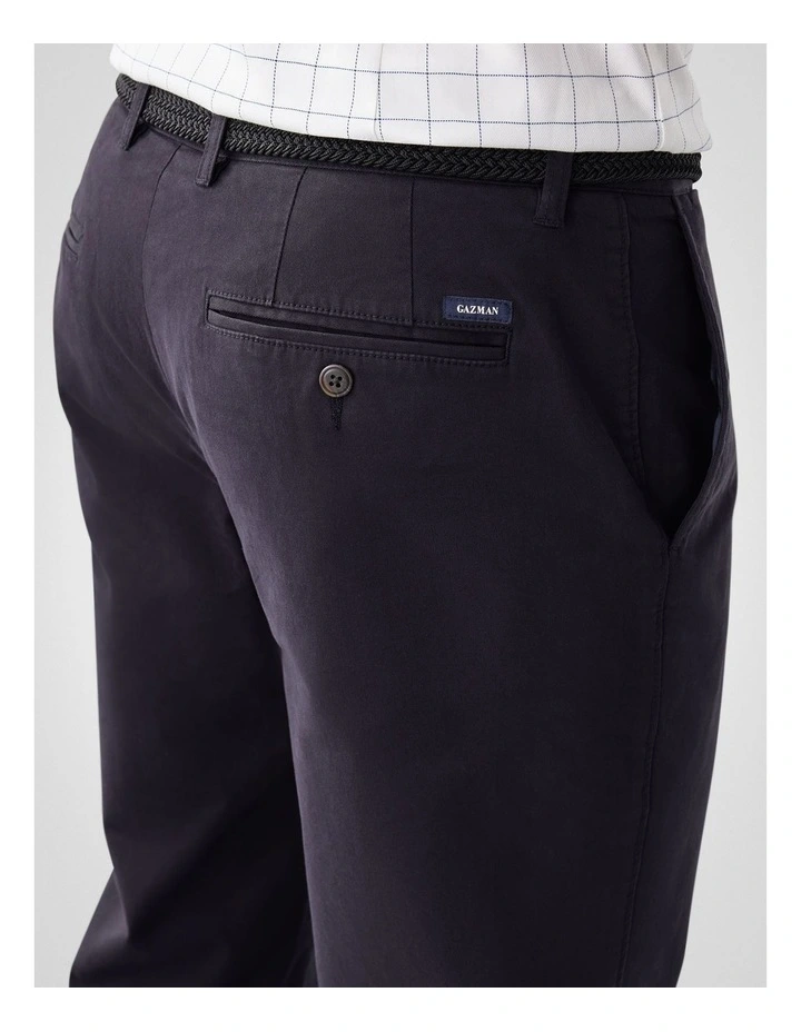 Comfort Chino Pant in Black image 3