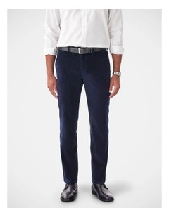 Stretch Cord Pant in Navy