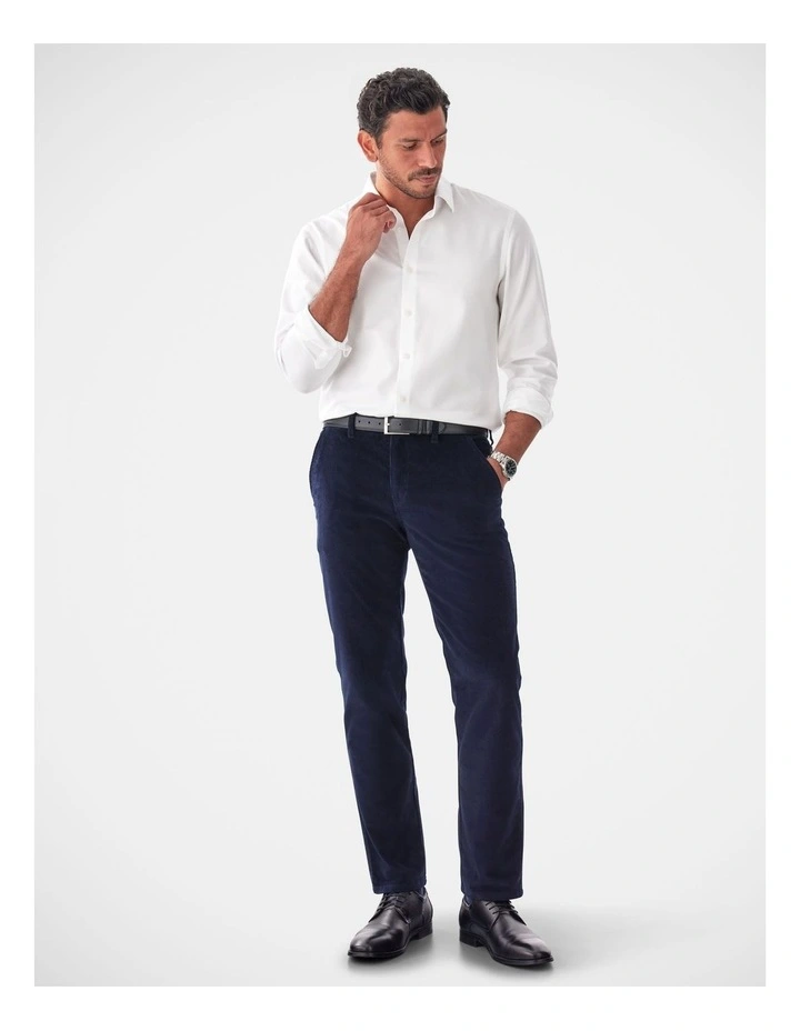 Stretch Cord Pant in Navy image 4