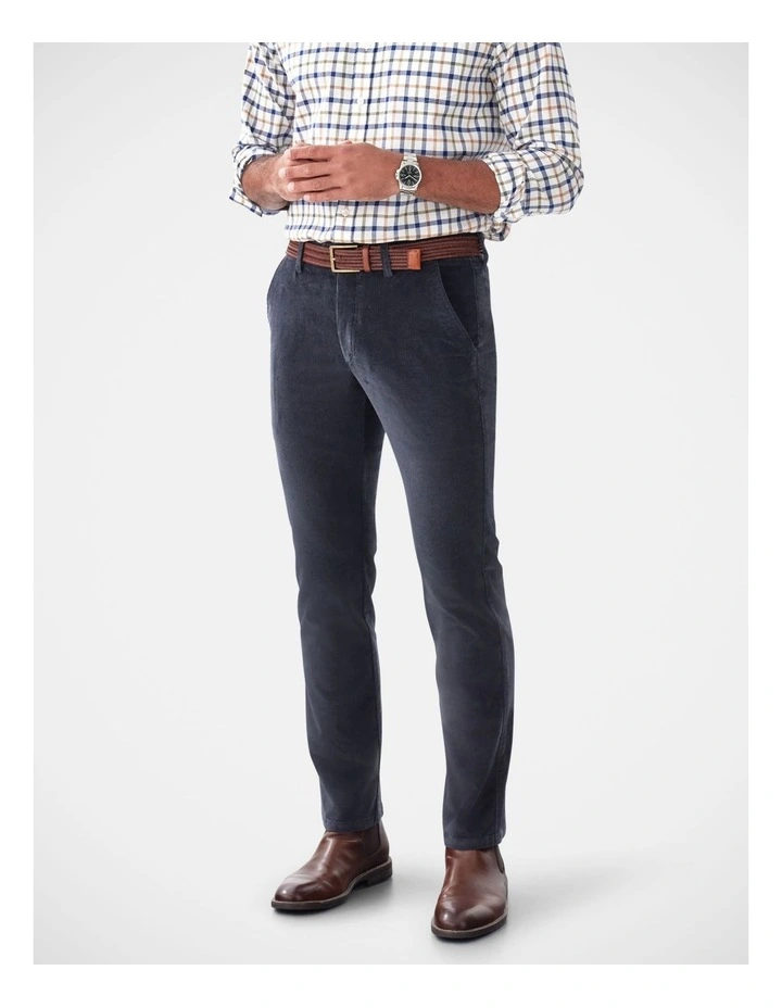 Stretch Cord Pant in Charcoal image 3