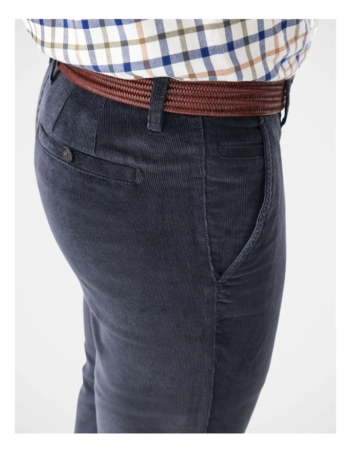 Stretch Cord Pant in Charcoal image 5