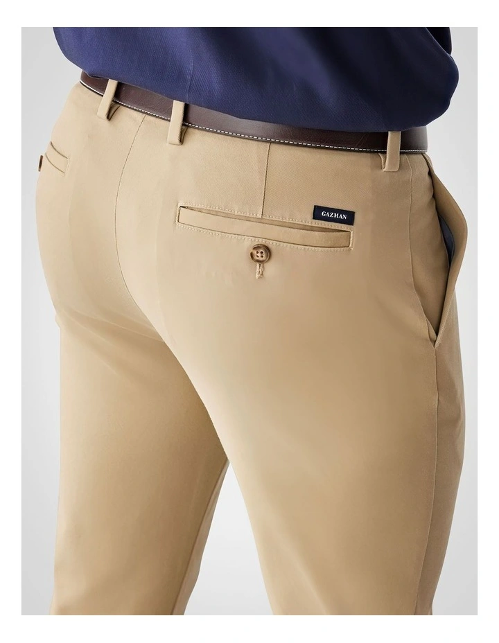 Non-Iron Modern Chino Pant in Desert image 3