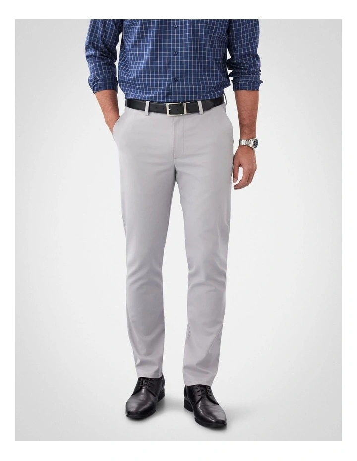 Non-Iron Modern Chino Pants in Grey image 1