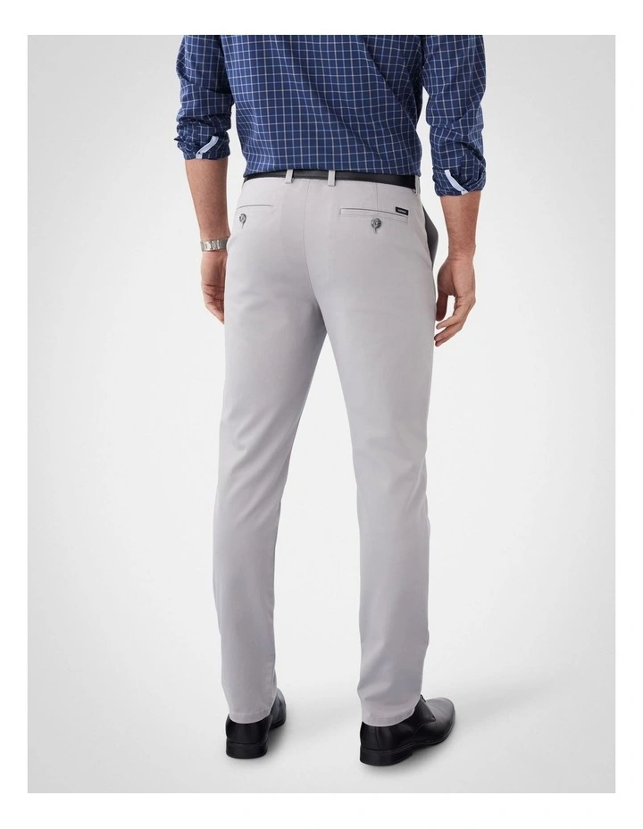 Non-Iron Modern Chino Pants in Grey image 2