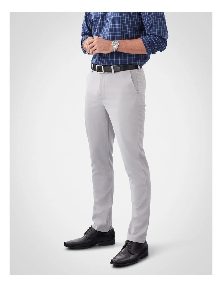 Non-Iron Modern Chino Pants in Grey image 4