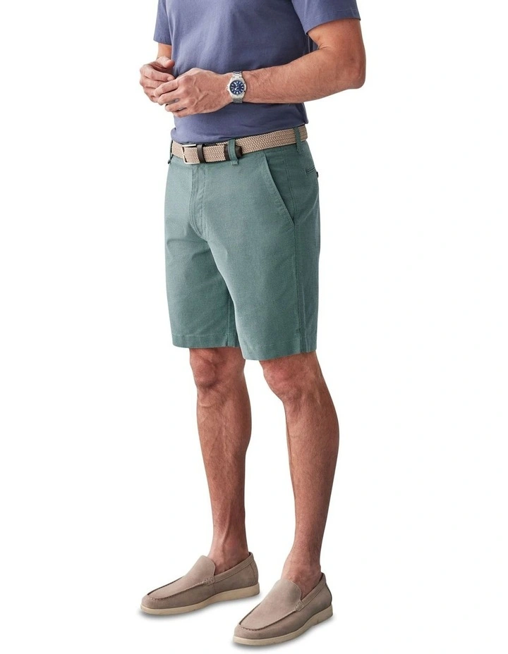 Active Houndstooth Shorts in Dark Green image 4