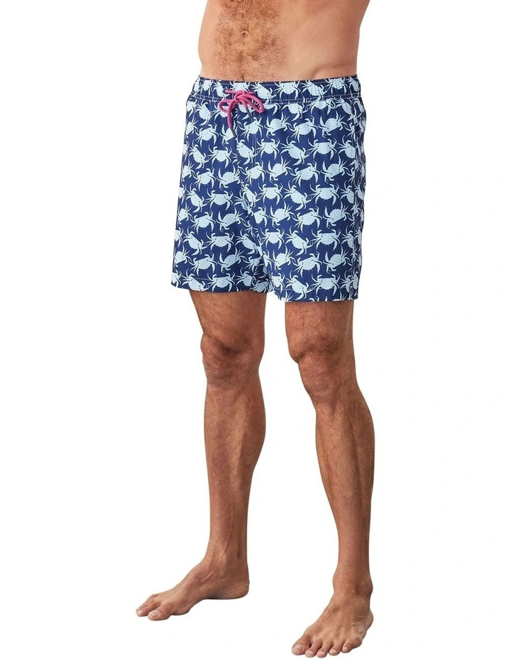 Crab Swim Short in Navy image 4