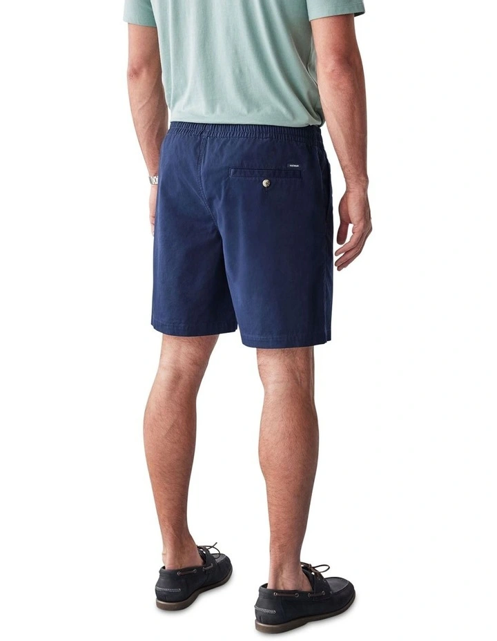 Throw On Short in Navy image 2