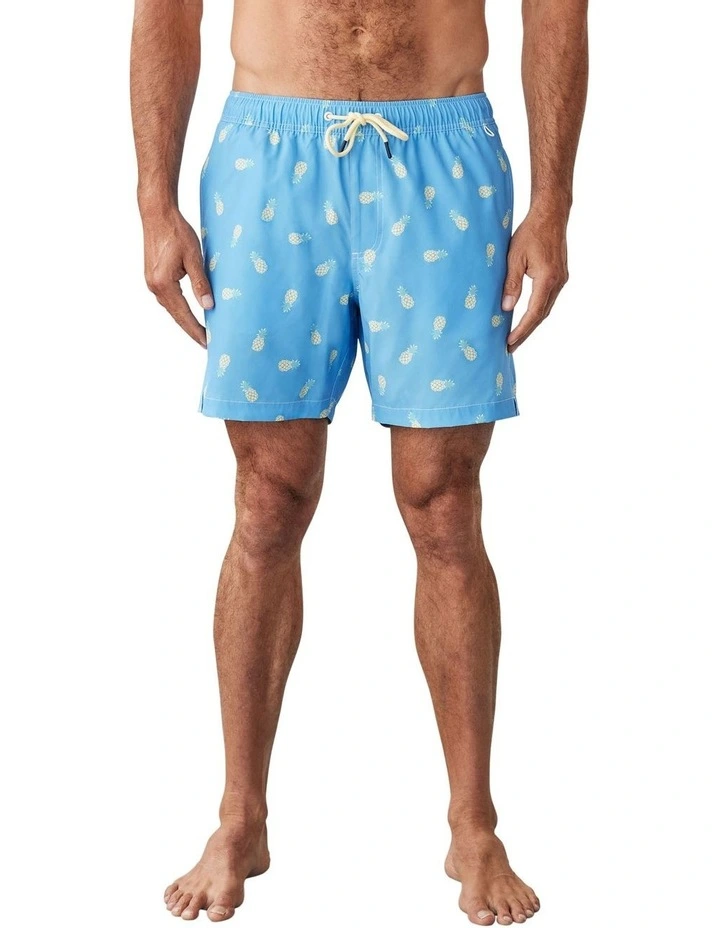 Pineapple Swim Short in Ocean image 1