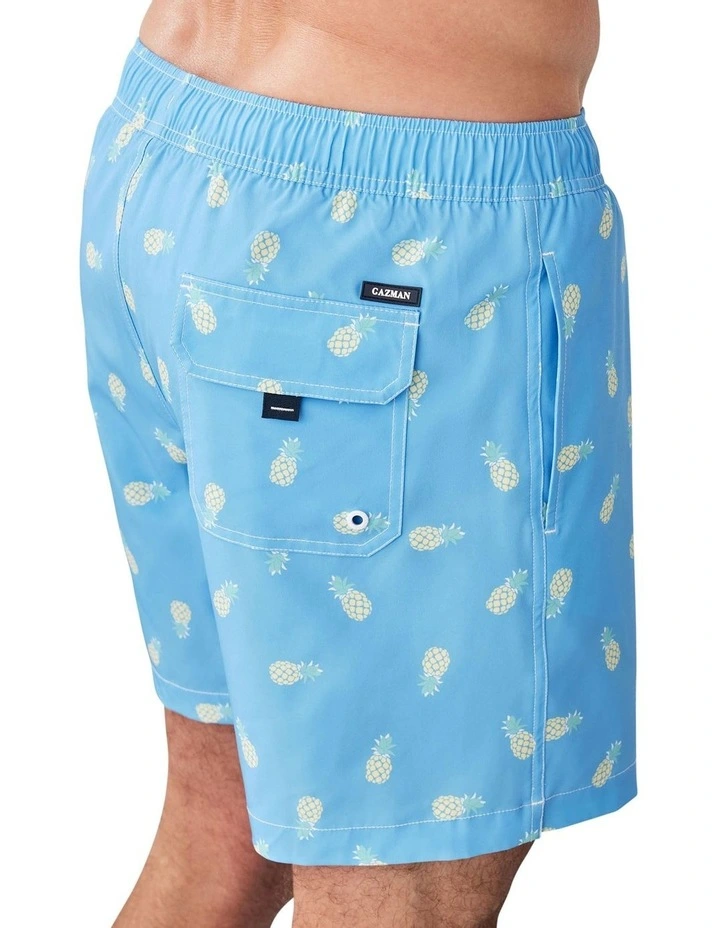 Pineapple Swim Short in Ocean image 3