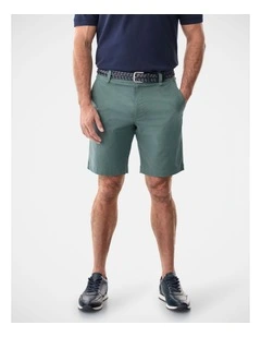 Active Houndstooth Short Dark Green