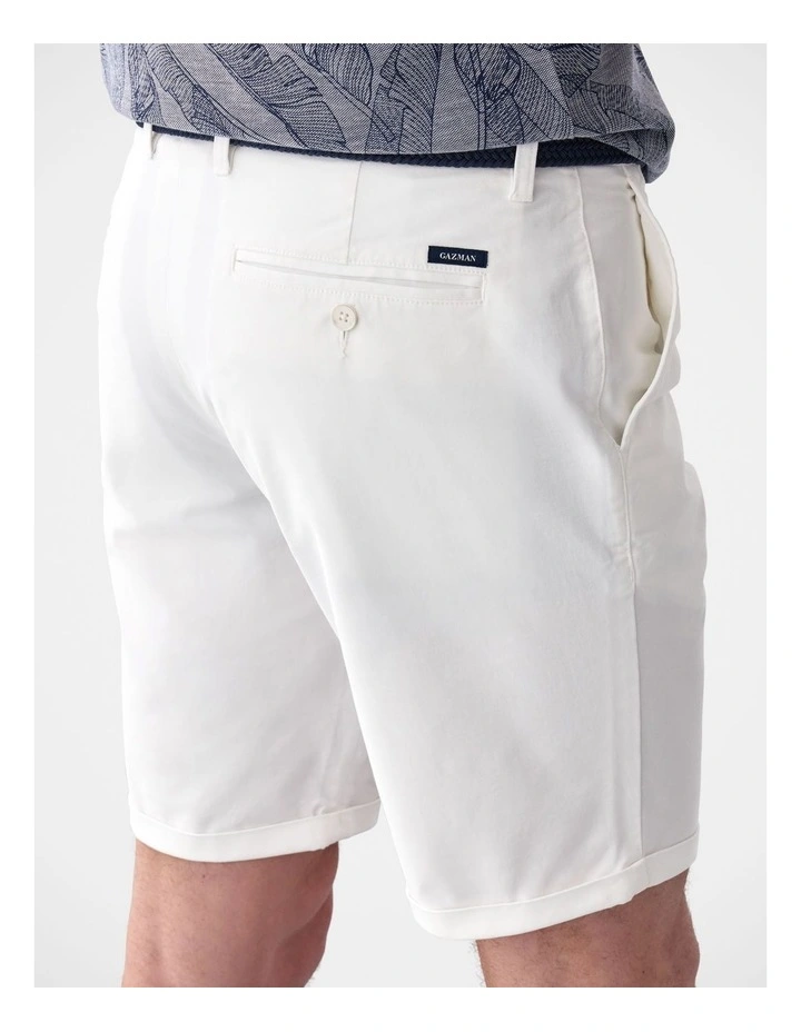 Modern Club Short in White image 3