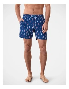 Sailing Swim Short in Navy