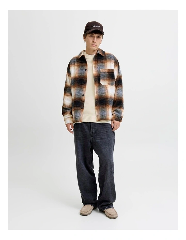 Eurban Knit Crew Neck Sweat Top in Cream image 4