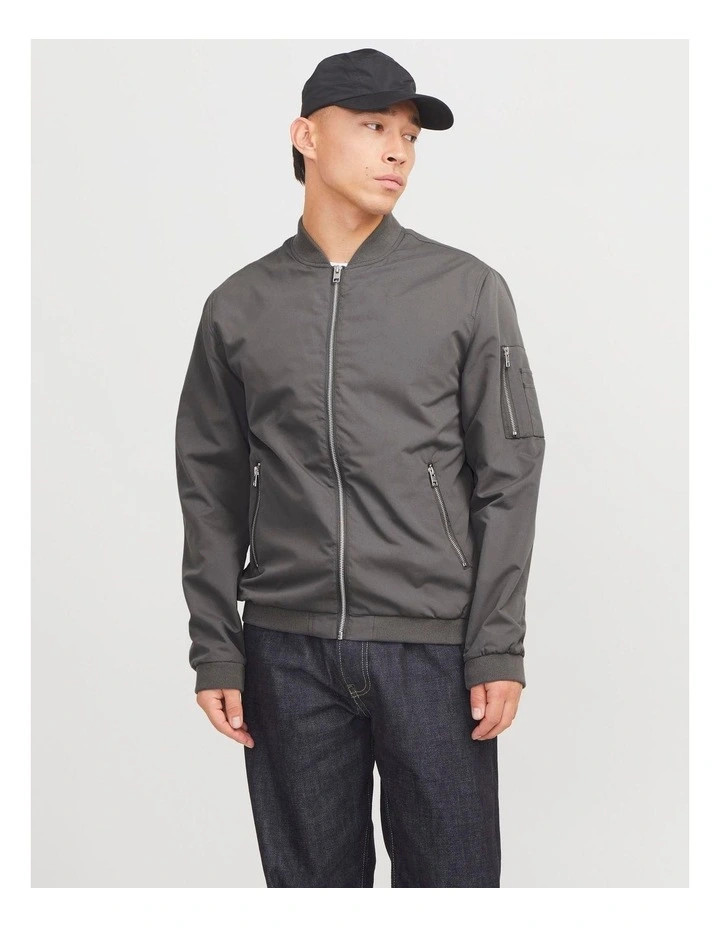 Rush Bomber Jacket in Grey image 1