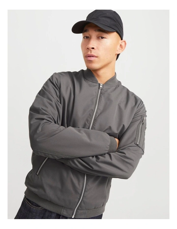 Rush Bomber Jacket in Grey image 2