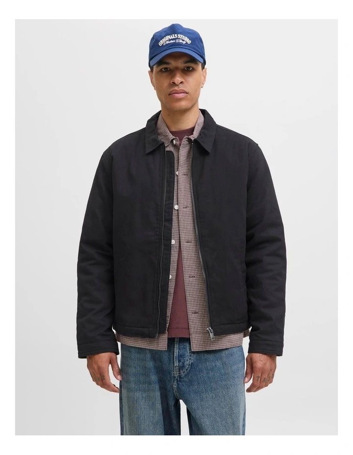 Dover Worker Jacket in Black image 1