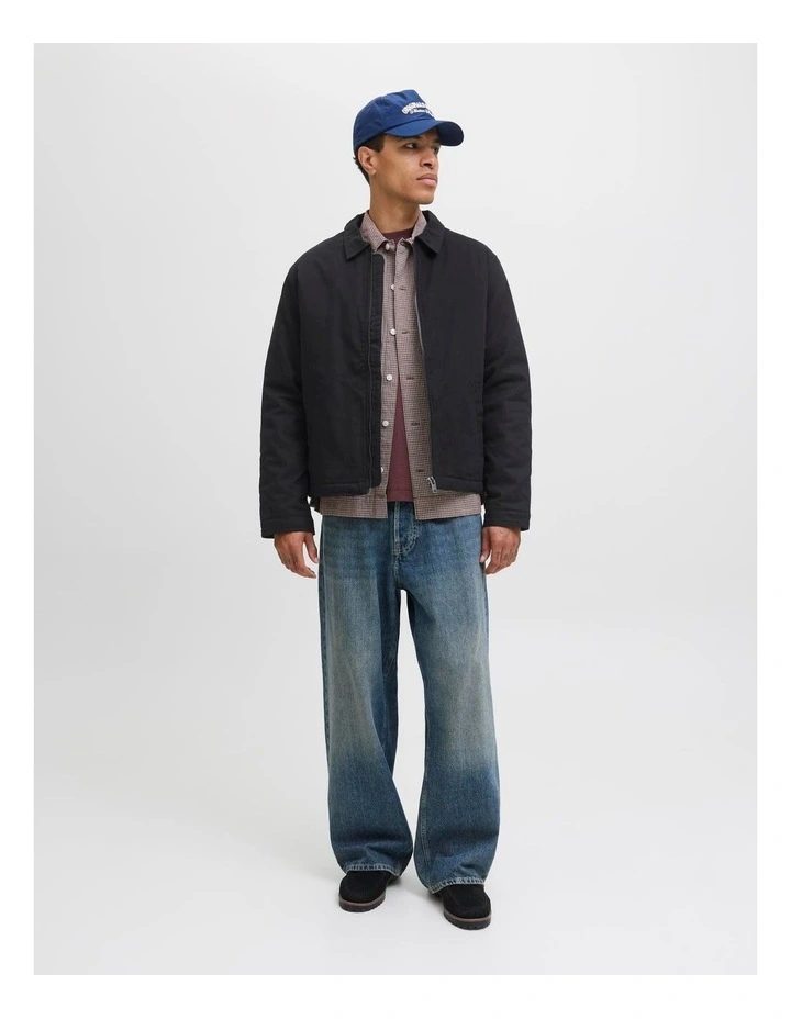 Dover Worker Jacket in Black image 4