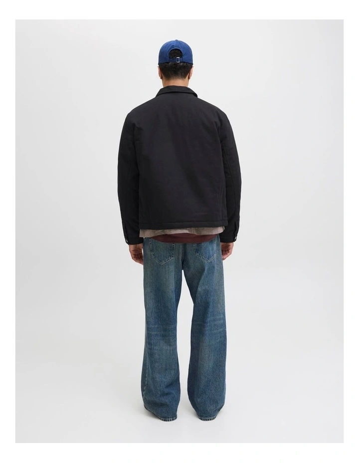Dover Worker Jacket in Black image 5