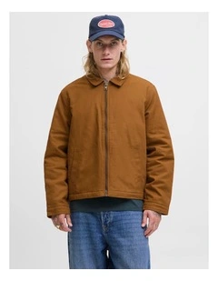 Dover Worker Jacket in Brown