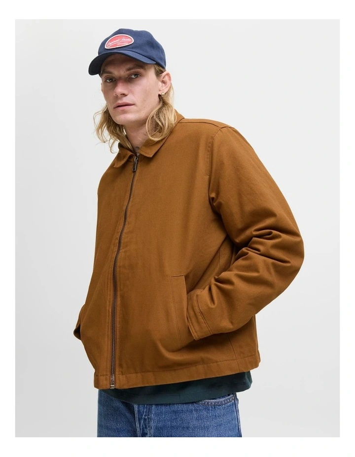 Dover Worker Jacket in Brown image 2